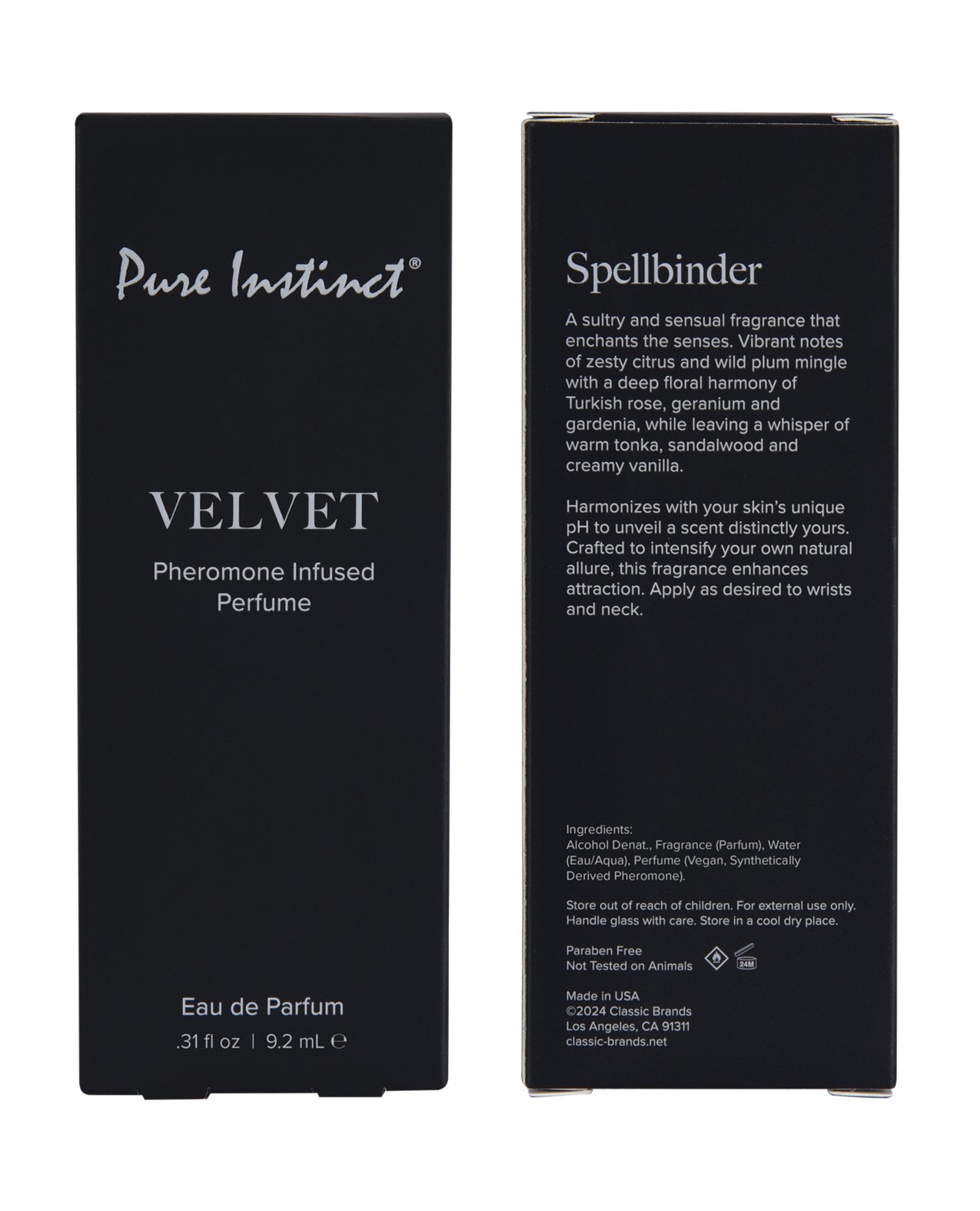Load image into Gallery viewer, Pure Instinct Pheromone Perfume Velvet - 9.2 ml Spray