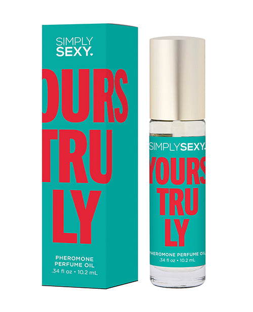 Cargue la imagen en el visor de la galería, Simply Sexy Pheromone Perfume Oil Roll On - .34 Oz in a sleek bottle, perfect for captivating allure and charm.