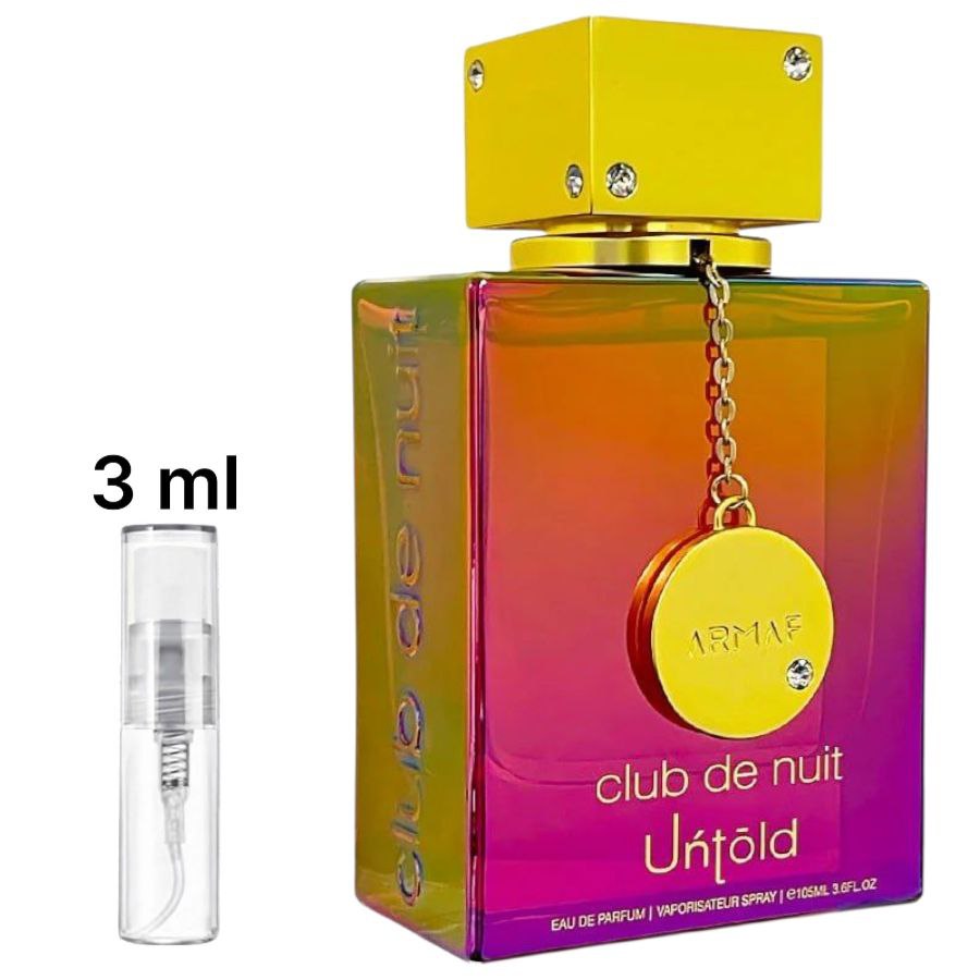 Încărcați imaginea în vizualizatorul Galerie, Club De Nuit Untold de Armaf Apă de parfum spray unisex pentru femei (mostră)