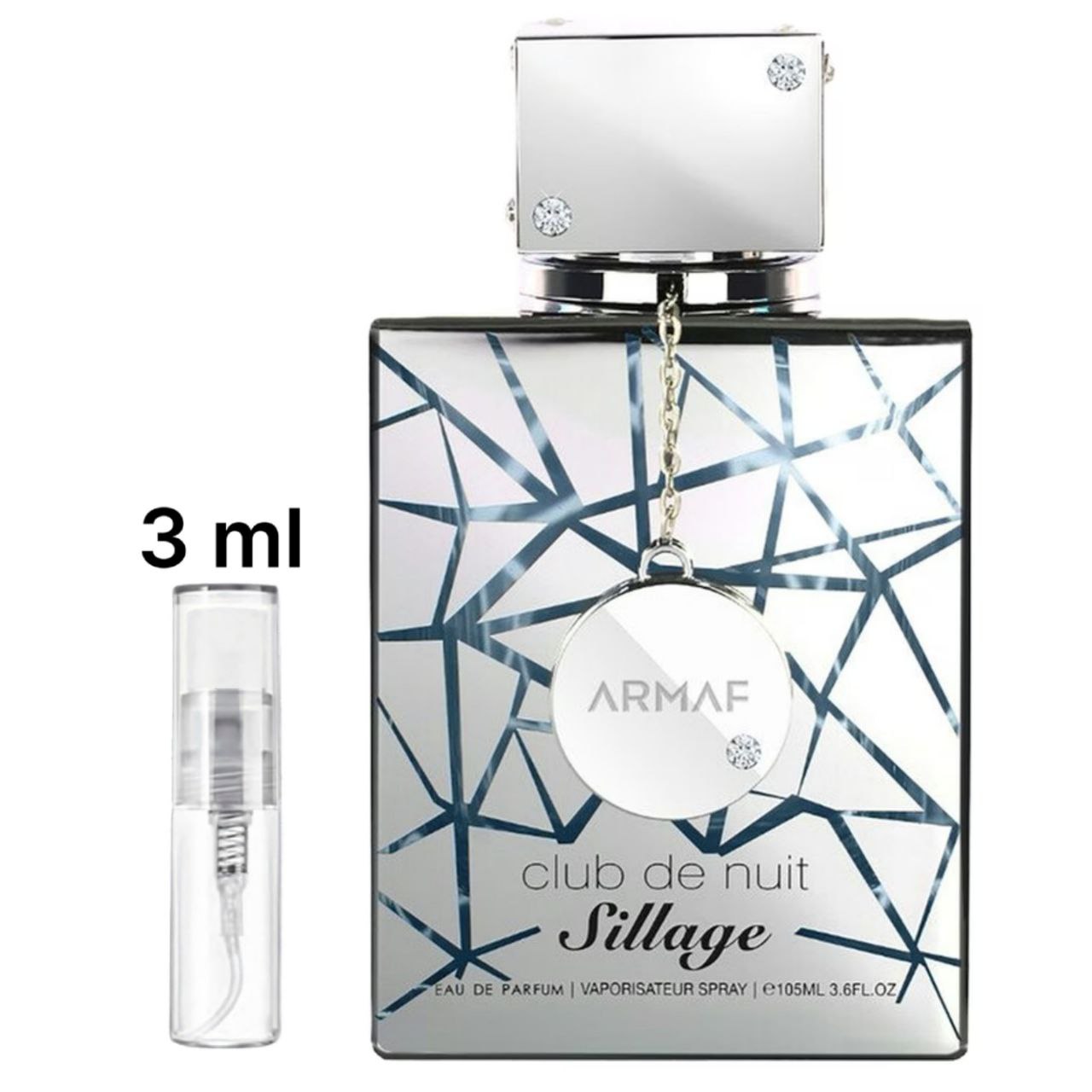 Încărcați imaginea în vizualizatorul Galerie, Club De Nuit Sillage de Armaf Apă de parfum spray (Unisex) pentru bărbați (Mostră)