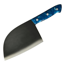 Load image into Gallery viewer, Forged Stainless Steel Blue Handle Household Chopping Kitchen Knives
