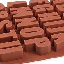 Load image into Gallery viewer, Silicone Chocolate Alphabet Mould
