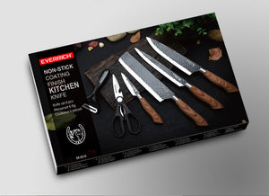 Kitchen Knives Set 6 Pcs