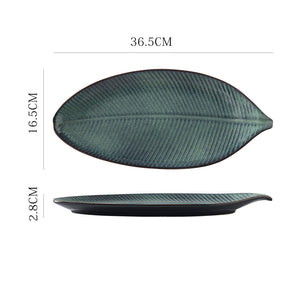Ceramic Dinner Leaf Plate