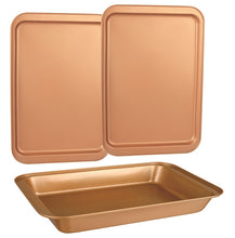 Load image into Gallery viewer, Original Cookie Sheet &amp; Roasting Tray Set - 3 Pcs
