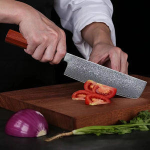 Damascus Steel 7 Inch Kitchen Knife