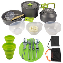 Load image into Gallery viewer, Outdoor Tableware and Cookware Set
