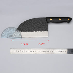 Forged Hammered Retro Cut Bones And Vegetables Stainless Steel Kitchen Knives