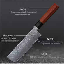 Load image into Gallery viewer, Damascus Steel 7 Inch Kitchen Knife
