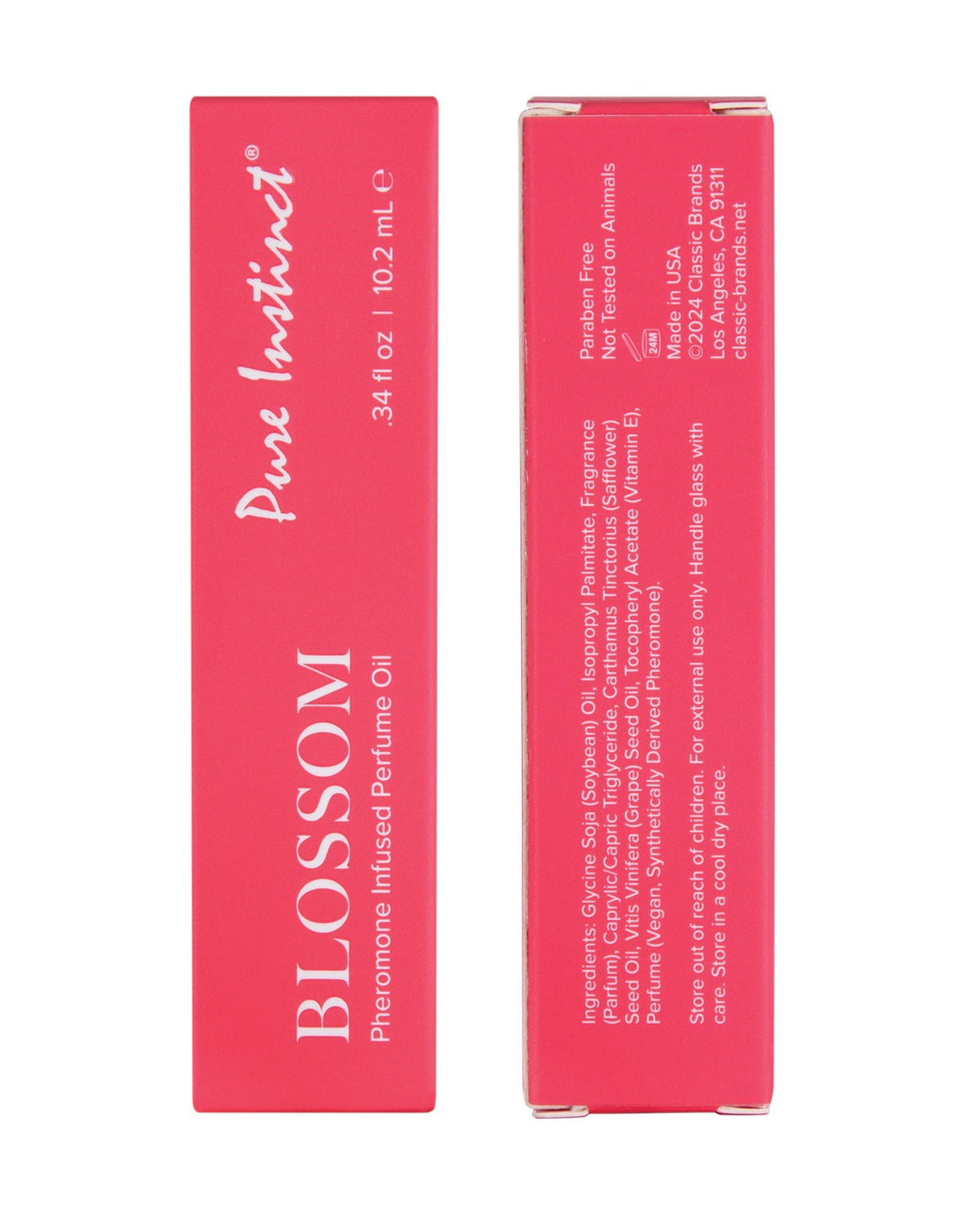 Pure Instinct Pheromone Perfume Oil Roll On Blossom 10.2 ml