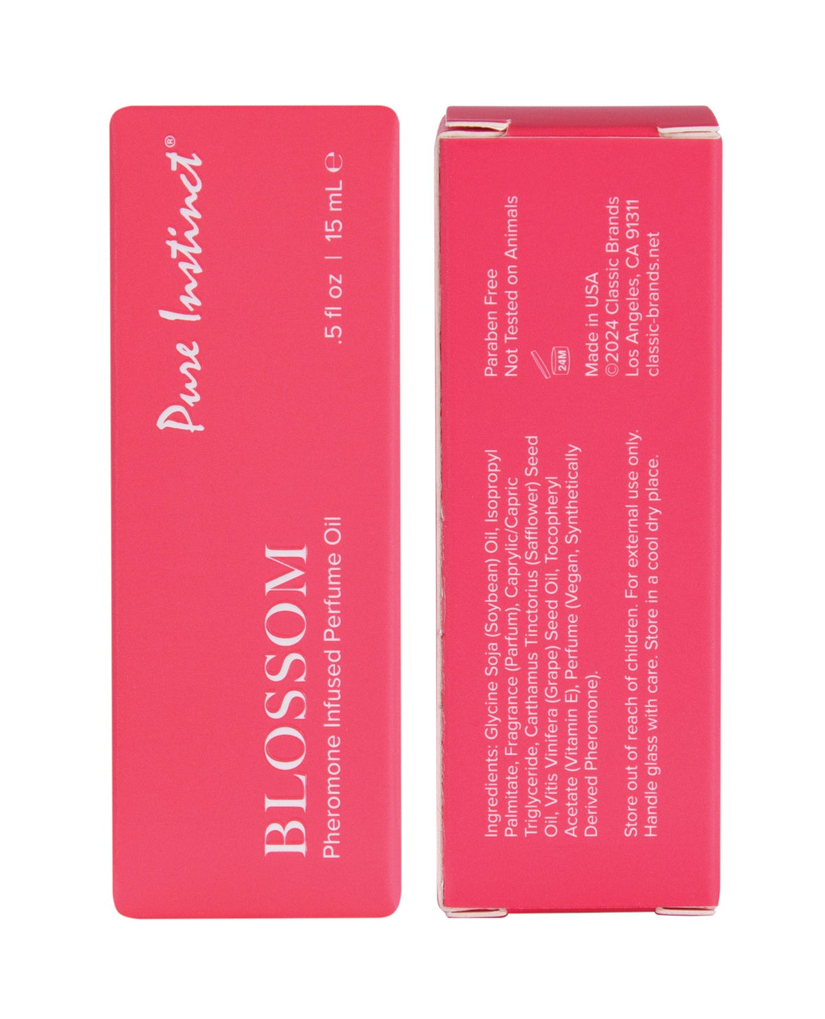 Aceite de Perfume de Feromonas Pure Instinct Blossom 15 ml con Gotero de Vidrio