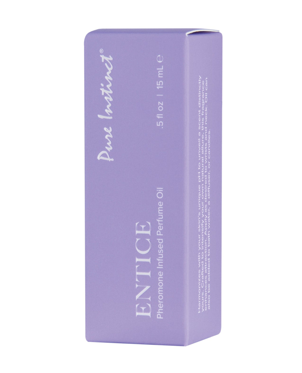 Pure Instinct Pheromone Perfume Oil Entice 15 ml Dropper Glass