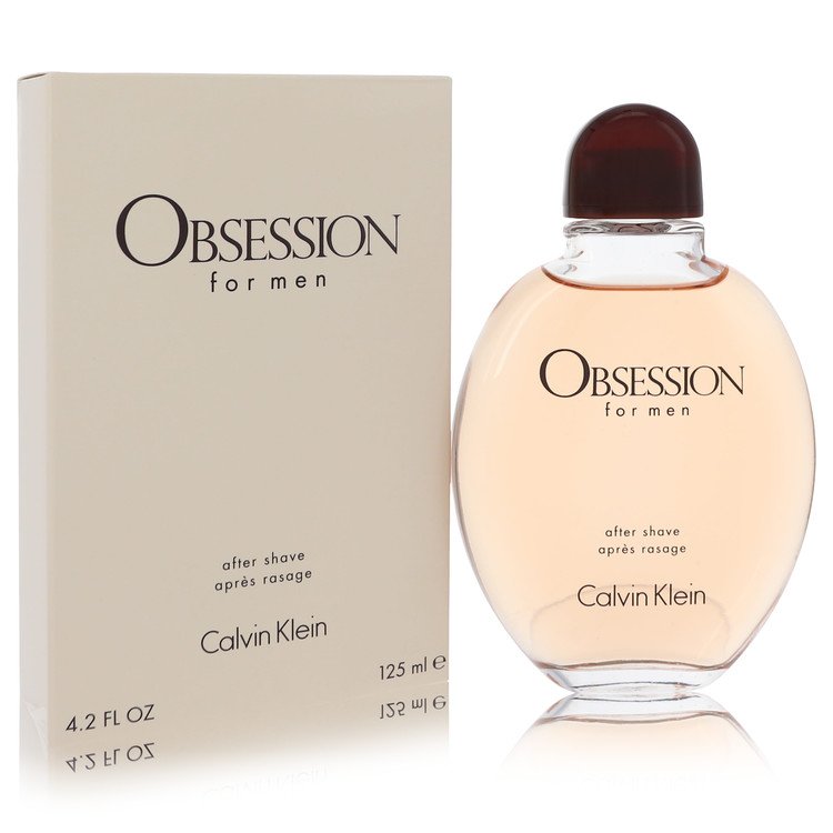 Obsession By Calvin Klein After Shave 4 Oz Para Homens Fragrância Oriental Amadeirada Refrescante