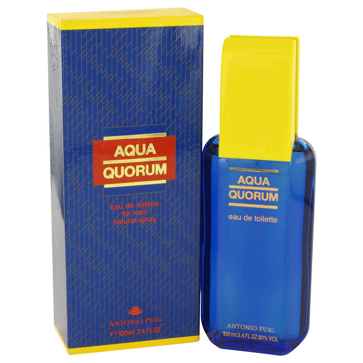 AQUA QUORUM van Antonio Puig Eau De Toilette Spray 3,4 oz voor mannen