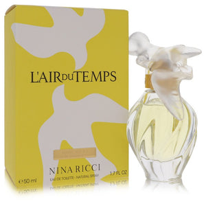 L'AIR DU TEMPS de Nina Ricci Eau De Toilette Spray con gorro de pájaro para mujer