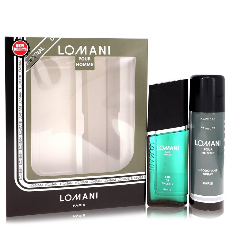 Подарочный набор Lomani by Lomani — туалетная вода-спрей на 3,4 унции + дезодорант-спрей для мужчин на 6,7 унции