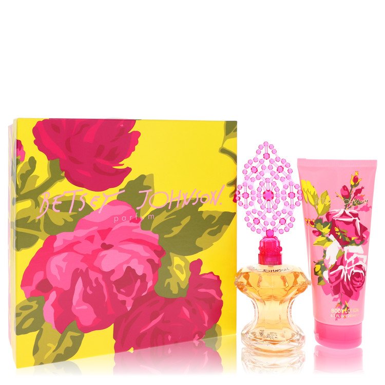 Betsey Johnson by Betsey Johnson Geschenkset -- 3,4 oz Eau De Parfum Spray + 6,7 oz Bodylotion voor vrouwen