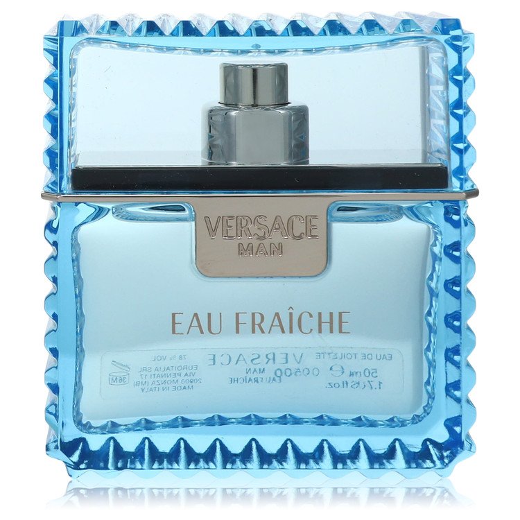 Versace Man by Versace Eau Fraiche Eau De Toilette Spray (zonder doos) 1,7 oz voor mannen