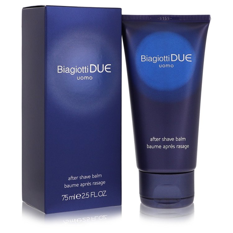 Due by Laura Biagiotti Bálsamo para después del afeitado 2.5 oz para hombres