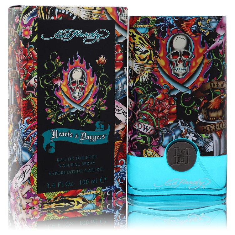 Ed Hardy Hearts & Daggers por Christian Audigier Eau De Toilette Spray 3.4 oz para hombres