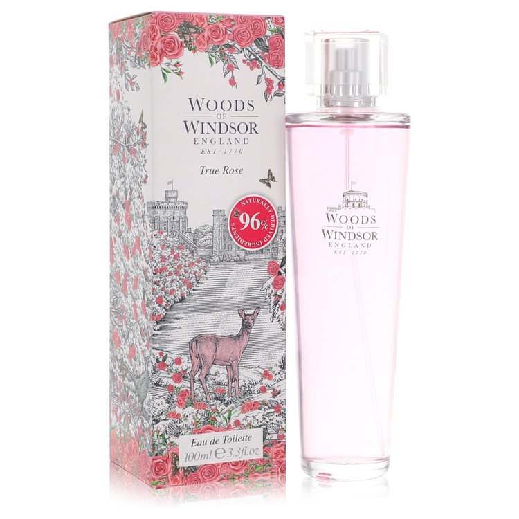 True Rose van Woods of Windsor Eau De Toilette Spray 3,3 oz voor dames