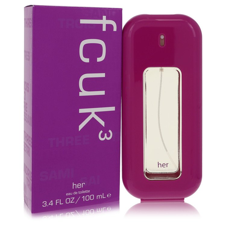 FCUK 3 by French Connection Eau De Toilette Spray.