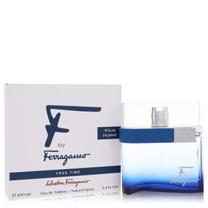 F Free Time van Salvatore Ferragamo Eau De Toilette Spray 3,4 oz voor mannen