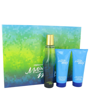 Set de regalo Mambo Mix de Liz Claiborne: spray de agua de colonia de 3.4 oz + calmante para después del afeitado de 3.4 oz + gel de ducha para hombres de 3.4 oz