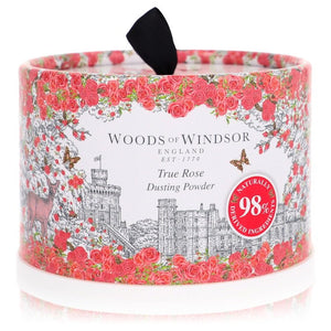 True Rose by Woods of Windsor Polvo para polvo 3.5 oz para mujeres