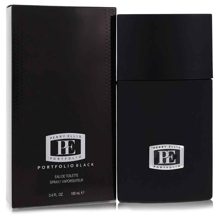 Portfolio Black de Perry Ellis Vaporisateur Eau de Toilette 3.4 oz pour hommes