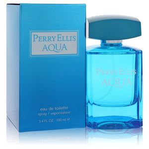 Perry Ellis Aqua van Perry Ellis Eau De Toilette Spray 3,4 oz voor mannen