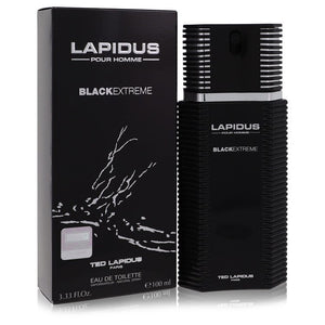 Lapidus Black Extreme de Ted Lapidus Eau De Toilette Spray 3.4 oz para hombres