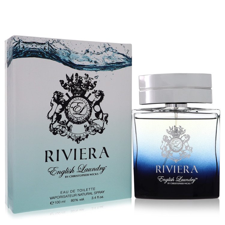 Riviera by English Laundry Eau De Toilette Spray 3.4 oz para hombres