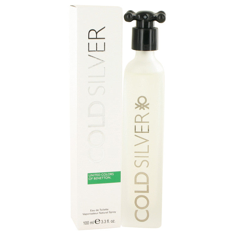 Cold Silver от Benetton Eau De Toilette спрей 3.3 унции для мужчин