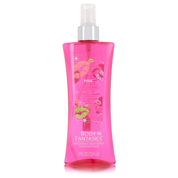 Body Fantasies Signature Pink Vanilla Kiss Fantasy marki Parfums De Coeur Spray do ciała 8 uncji dla kobiet