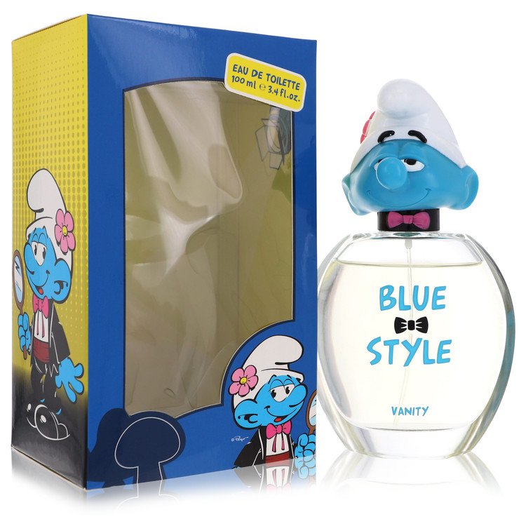The Smurfs by Smurfs Blue Style Vanity Eau De Toilette Spray 3.4 oz for Men