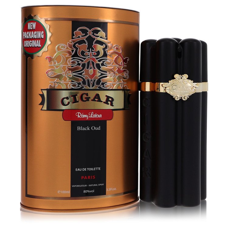 Туалетная вода-спрей Cigar Black Oud от Remy Latour, 3,3 унции для мужчин