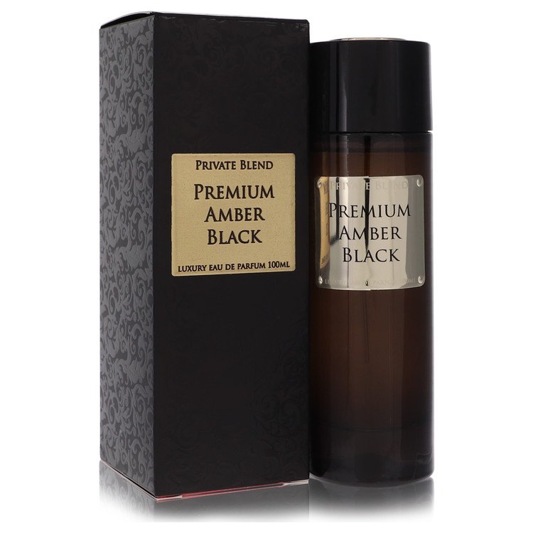 Private Blend Premium Amber Black da Chkoudra Paris Eau De Parfum Spray de 3,4 onças para homens