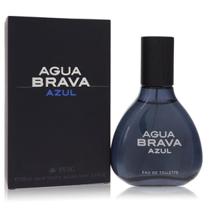 Agua Brava Azul by Antonio Puig Eau De Toilette Spray 3.4 oz for Men