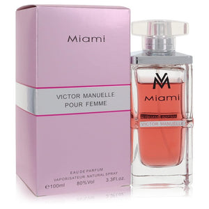 Victor Manuelle Miami de Victor Manuelle Eau De Parfum Spray 3.4 oz para mujer