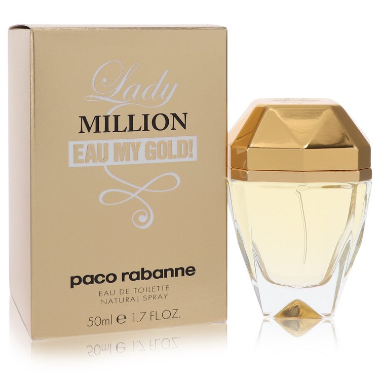 Lady Million Eau My Gold de Paco Rabanne Vaporisateur Eau de Toilette pour femmes