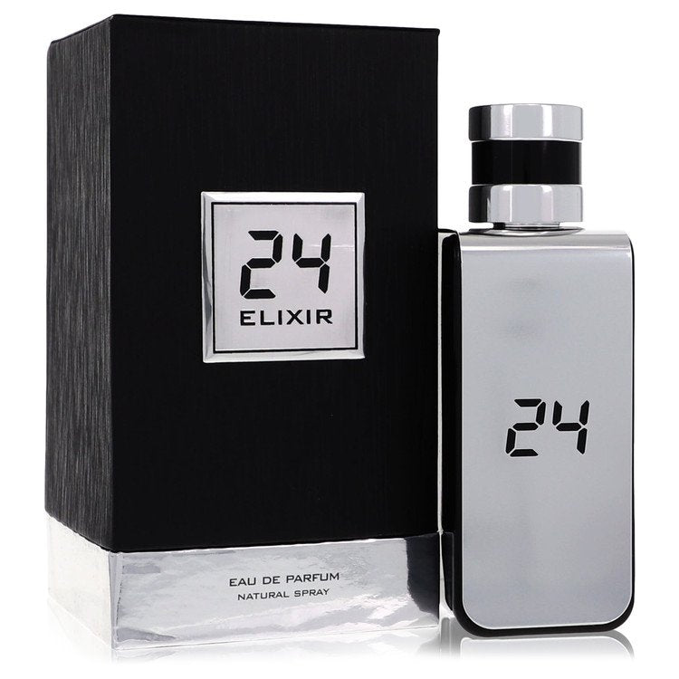 24 Platinum Elixir de ScentStory Eau De Parfum Spray 3.4 oz para hombres