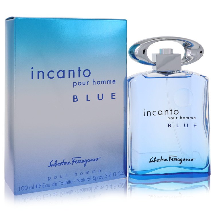 Incanto Blue de Salvatore Ferragamo Eau De Toilette Spray 3.4 oz para hombres