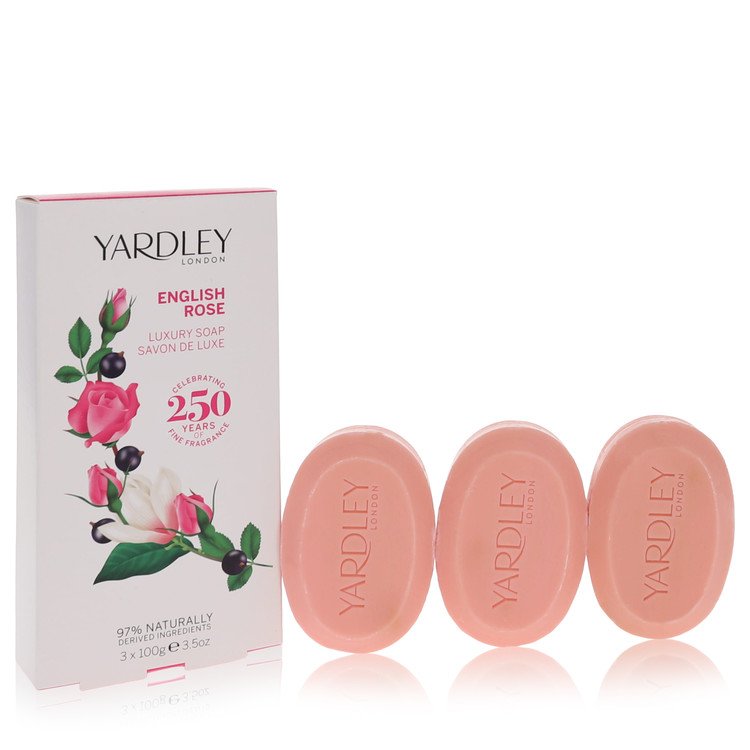 English Rose Yardley by Yardley London 3 x 3,5 oz Luxe zeep 3,5 oz voor dames