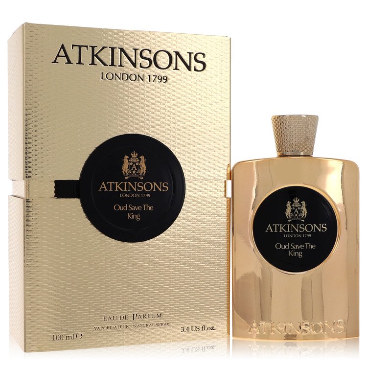 Oud Save The King de Atkinsons Eau De Parfum Spray 3.3 oz para hombres