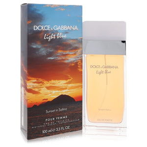 Light Blue Sunset in Salina by Dolce & Gabbana Eau De Toilette Spray 3.4 oz for Women