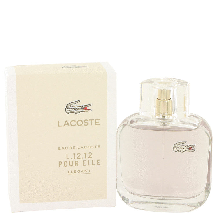 Lacoste Eau De Lacoste L12 12 Elegante Eau De Toilette Spray 3 Oz Para Mujeres