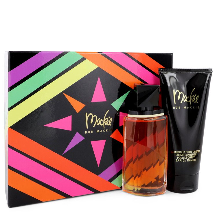 Mackie by Bob Mackie Cadeauset - 3,4 oz Eau De Toilette Spray + 6,8 oz Body Cream voor Dames