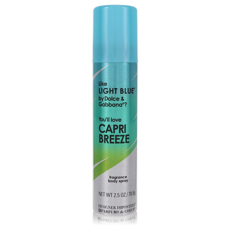 Designer Imposters Capri Breeze von Parfums De Coeur Körperspray 2,5 oz für Frauen