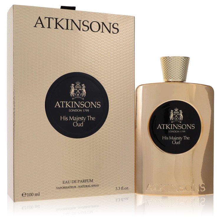 Su Majestad The Oud de Atkinsons Eau De Parfum Spray 3.3 oz para hombres